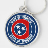 Tennessee Round Emblem Sleutelhanger (Voorkant)