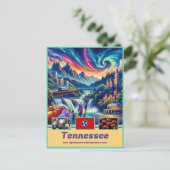 Tennessee Schatten Levendige oriëntatiepunten Briefkaart (Staand voorkant)