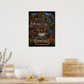 Tennessee Schedel Artprint | State of Mind Poster (Keuken)