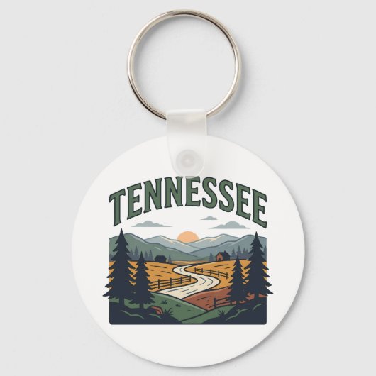 Tennessee Schilderachtig Sleutelhanger (Voorkant)