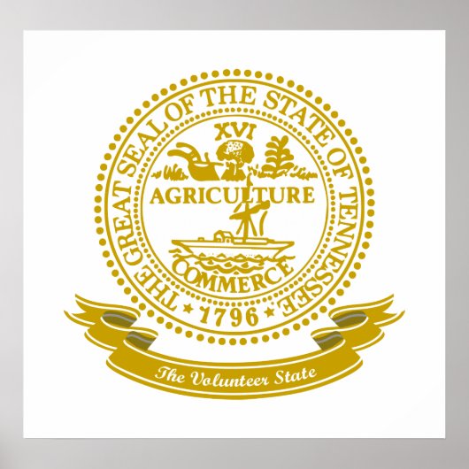 Tennessee Seal Poster (Voorkant)