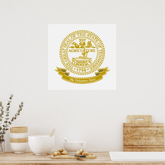 Tennessee Seal Poster (Keuken)