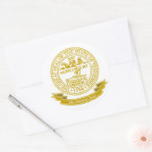 Tennessee Seal Ronde Sticker (Envelop)
