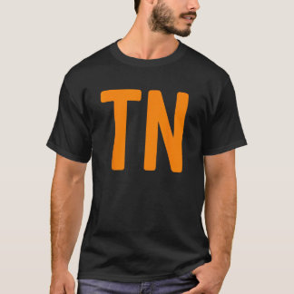 Tennessee Simple TN Oranje State Pride Fan T-shirt