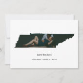 Tennessee Sla de datum fotokaart op Save The Date (Voorkant)