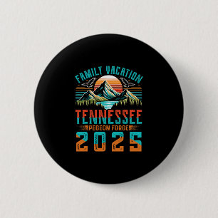 Tennessee Smoky Mountains Gezinsvakantie 2025 Vark Ronde Button 5,7 Cm