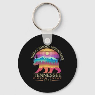 Tennessee Smoky Mountains Gezinsvakantie 2025 Vark Sleutelhanger