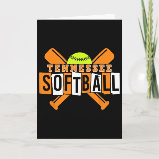 Tennessee Softbal _5  Kaart (Voorkant)