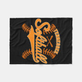 Tennessee Softbal Fleece Deken (Voorkant (Horizontaal))