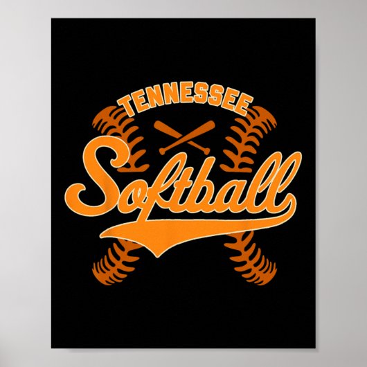 Tennessee Softbal Poster (Voorkant)