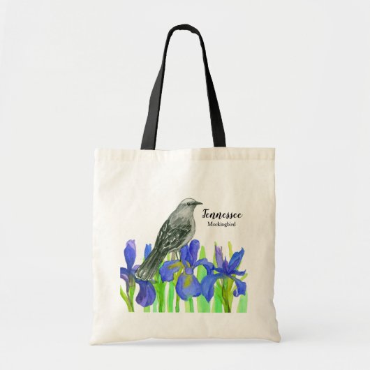 Tennessee Souvenir Tas Tourist Mockingbird Iris (Voorkant)