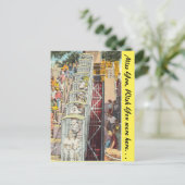 Tennessee, spoorlijn, bliksemafdruk, bergplaats briefkaart (Staand voorkant)