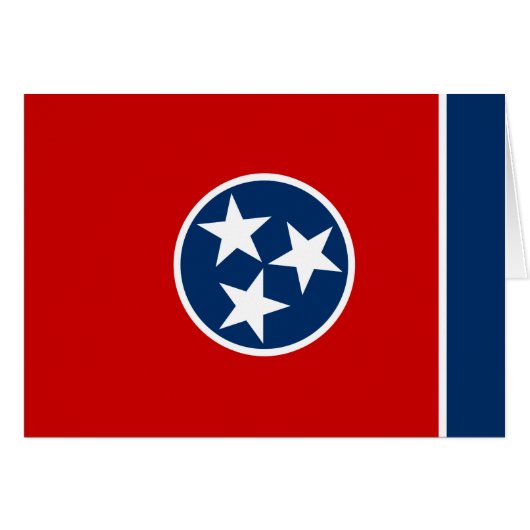Tennessee Staatsvlag (Voorkant Horizontaal)