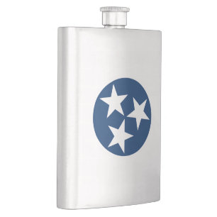 Tennessee Staatsvlag Blauw Witte Sterren Flacon