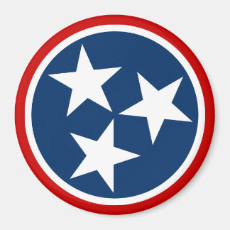 Tennessee Staatsvlag Blauw Witte Sterren Magneet
