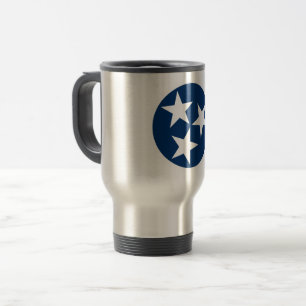 Tennessee Staatsvlag Blauw Witte Sterren Reisbeker