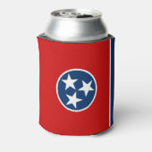 Tennessee Staatsvlag Blikjeskoeler (Blikje Achterkant)