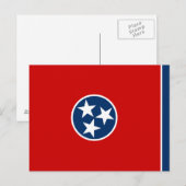 Tennessee Staatsvlag Briefkaart (Voorkant / Achterkant)