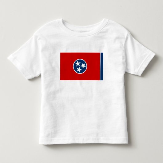 Tennessee Staatsvlag Kinder Shirts (Voorkant)
