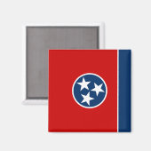 Tennessee Staatsvlag Magneet (Voorkant / Achterkant)