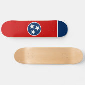 Tennessee Staatsvlag Persoonlijk Skateboard (Horizontaal)