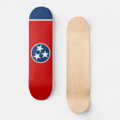 Tennessee Staatsvlag Persoonlijk Skateboard (Voorkant)