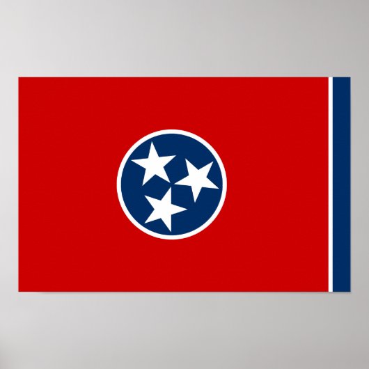 Tennessee Staatsvlag Poster (Voorkant)