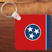 Tennessee Staatsvlag Sleutelhanger (Voorkant)