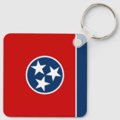 Tennessee Staatsvlag Sleutelhanger (Achterkant)