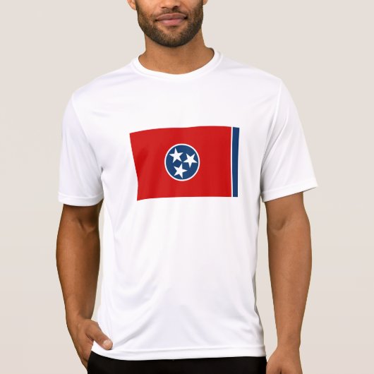 Tennessee Staatsvlag T-shirt (Voorkant)