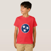 Tennessee Staatsvlag T-shirt (Voorkant volledig)