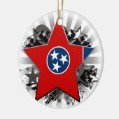 Tennessee Star Keramisch Ornament (Links)