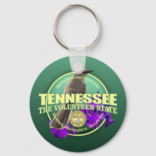 Tennessee State Bird & Flower Sleutelhanger