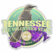 Tennessee State Bird & Flower Sticker (Voorkant)