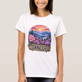 Tennessee State Bloem PNG-ontwerp T-shirt