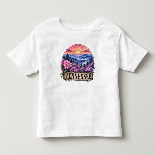 Tennessee State Bloemschikking Kinder Shirts (Voorkant)