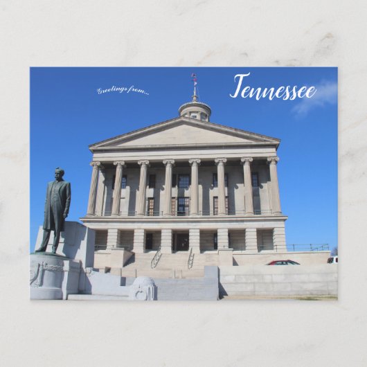 Tennessee State Capitol Nashville Tennessee Briefkaart (Voorkant)