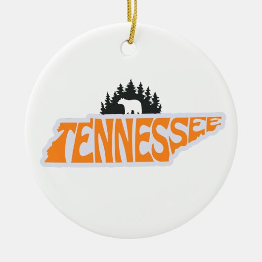 Tennessee State Christmas Tree Ornament (Voorkant)