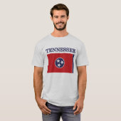 Tennessee State Flag American Apparel T-shirt (Voorkant volledig)