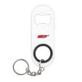 Tennessee State Flag and Map Sleutelhanger Flessenopener (Voorkant)