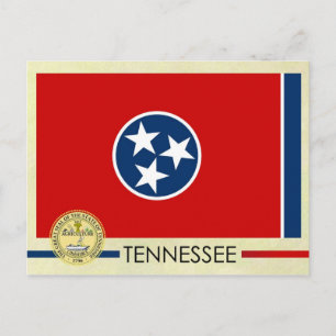 Tennessee State Flag and Seal Briefkaart