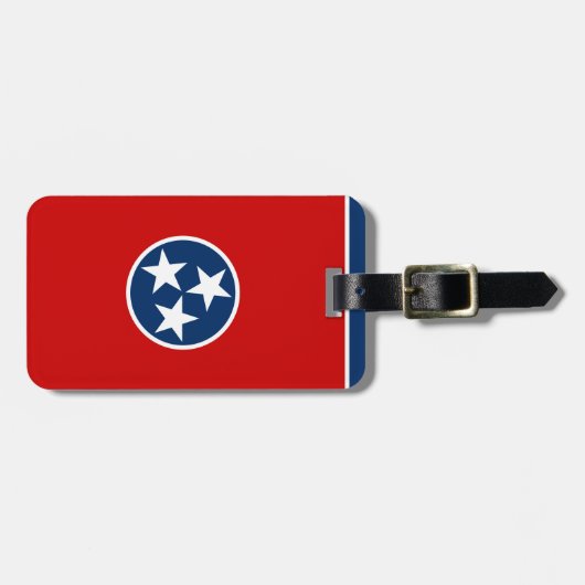 Tennessee State Flag Bagagelabel (Voorkant horizontaal)