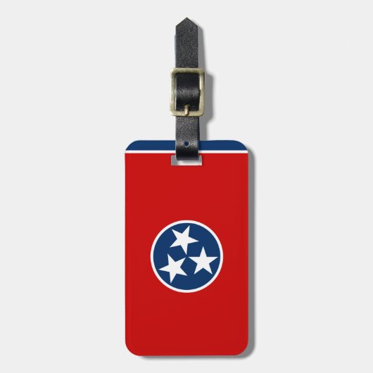 Tennessee State Flag Bagagelabel (Voorkant verticaal)