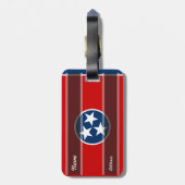 Tennessee State Flag Bagagelabel (Achterkant verticaal)