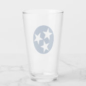 Tennessee State Flag Blue White Stars Glas (Achterkant)
