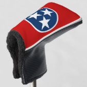 Tennessee State Flag Blue White Stars Golfheadcover (3/4 voorkant)