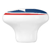 Tennessee State Flag Blue White Stars Keramische Knop (Zijkant)