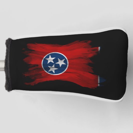 Tennessee state flag brush stroke, Tennessee flag Golfheadcover (Voorkant)