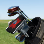 Tennessee state flag brush stroke, Tennessee flag Golfheadcover (Insitu)