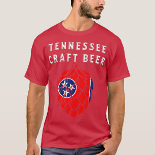 Tennessee State Flag Craft Beer Lovers T-shirt